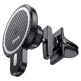  Автомобильный держатель HOCO CA85 Ultra-fast magnetic wireless charging, black 