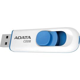  USB-флешка A-DATA AC008-64G-RWE 64GB Classic C008, USB 2.0, белый 