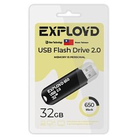  Flash Drive USB EXPLOYD EX-32GB-650-Black 