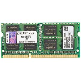  RAM SO-DIMM 8GB DDR3-1600 PC3-12800 Kingston ValueRAM, CL11, LV 1.35V, retail (KVR16LS11/8) 