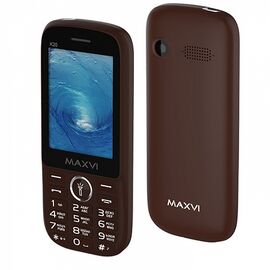  Мобильный телефон Maxvi K20 кофейный 