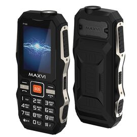  Мобильный телефон Maxvi P100 черный 