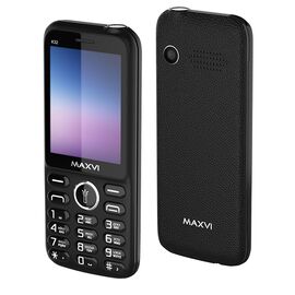  Мобильный телефон Maxvi K32 черный 