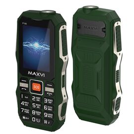  Мобильный телефон Maxvi P100 зеленый 