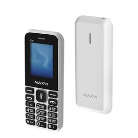  Мобильный телефон Maxvi C30 белый 