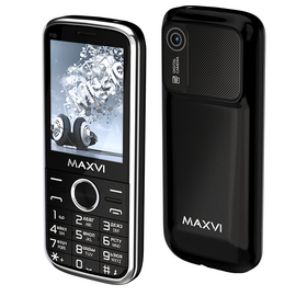  Мобильный телефон Maxvi P30 черный 