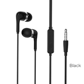  Наушники BOROFONE BM39 Refined chant with mic (чёрный) 