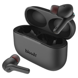  Наушники Bluetooth TWS A4TECH Bloody M30 (черный/красный) 