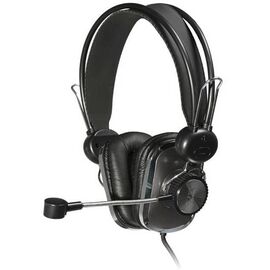  Наушники накладные с микрофоном SVEN AP-600, черный, регулятор громкости, шумоподавление, 2 x mini-jack 3.5 мм, 2,2 м 