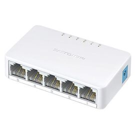  Коммутатор Mercusys MS105  неуправляемый, 5 портов Ethernet 100Mbps 