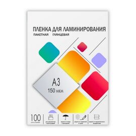  Пленка для ламинирования Гелеос LPA3-150 A3 303х426 150мкм глянцевая 100шт 