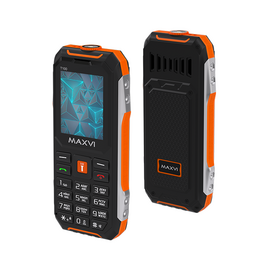  Мобильный телефон Maxvi T100 оранжевый 