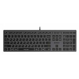  Клавиатура A4Tech Fstyler FX60 серый USB slim LED (FX60 Grey/White) 