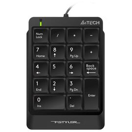  Числовой блок A4Tech Fstyler FK13P черный USB slim для ноутбука 