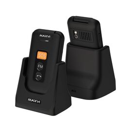  Мобильный телефон Maxvi E5 up черный 