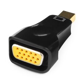  Конвертер Mini DP-1.1a (папа) - D-SUB/VGA (мама), черный, 1920x1200(1080)@60Hz, поддерживает Apple, Oem, Cablexpert A-mDPM-VGAF-01 