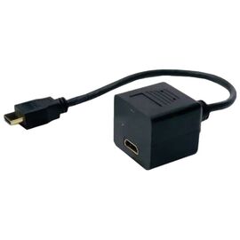  Видеоадаптер Espada HDMI 19M to 2xHDMI 19F 25cm (EHDMIM2xHDMIF25) Разветвитель (39854) 