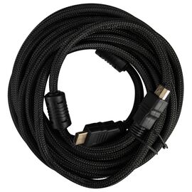  Кабель аудио-видео Buro HDMI (m)/HDMI (m) 5м. феррит.кольца Позолоченные контакты черный (HDMI-V1.4-5MC) 