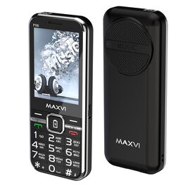  Мобильный телефон Maxvi P18i черный 