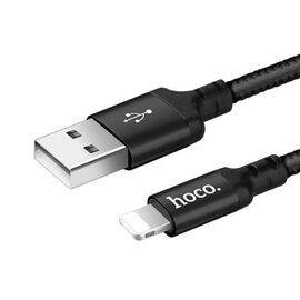  Дата-кабель HOCO X14 Lightning, 1м (черный) 