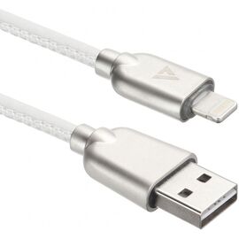  Дата-кабель ACD-Allure ACD-U926-P5W Lightning кожаный 1м белый 