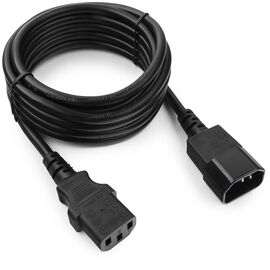  Кабель питания Cablexpert PC-189-1-3M сист.блок-монитор C13-C14 3x1кв.мм 3м черный 