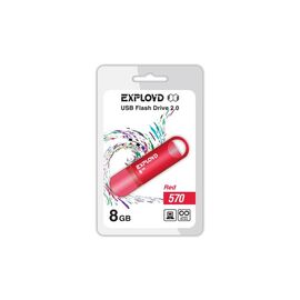  USB-флешка Exployd 8GB-570 красный 