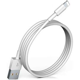  Кабель Cactus CS-LG.USB.A-0.8 USB m-Lightning m 0.8м белый 