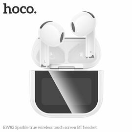  Наушники HOCO EW82 Sparkle true wireless touch screen BT headset (белый) 