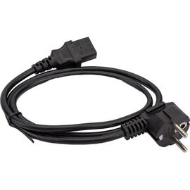  Кабель питания Cablexpert PC-186-VDE-1M (19298) Schuko- C13 VDE 10А 1м черный 