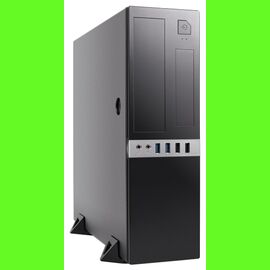  Корпус Foxline FL-203-TFX300S micro-ATX, mini-ITX 300 W,2xUSB3.0, 2xUSB2.0, 8cm. fan 