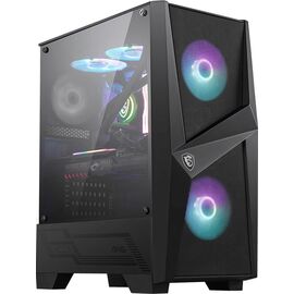  Корпус MSI MAG Forge 100R / mid-tower, ATX, tempered glass side panel / 2x A-RGB 120mm & 1x 120mm fans inc 