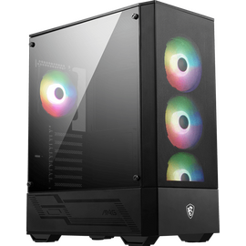  Корпус MSI Mag Forge 112R (949679) 2xUSB 3.0, 4x120mm ARGB Fan, ARGB Control Board, Tempered Glass Window, Brown Box 