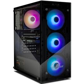  Корпус Eurocase A01 без БП 3 ARGB black ATX 