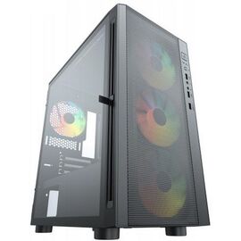  Корпус ACD Citadel 104 AH-TC4GA-0000 ATX, Black, USB3.0*1+USB2.0*2+HD audio,3*12cm F1 ARGB fans at front(Slave fans) ,1*12cm F1 ARGB fan at rear 