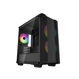 Корпус DeepCool CC360 ARGB (R-CC360-BKAPM3-G-1) (mATX, без БП, 2xUSB, с окном) 