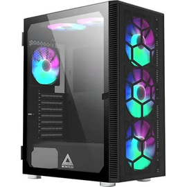  Корпус Montech X3 Glass черный без БП ATX 6x120mm 2xUSB3.0 1xUSB3.1 audio bott PSU 