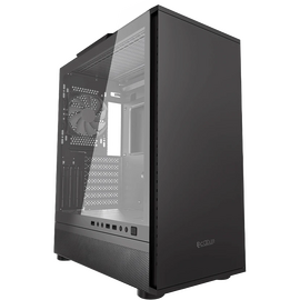  Корпус PcCooler IE200 BK, без БП, Tempered Glass Full Tower, Black, TG, SPCC, 1x120mm ARGB E-ATX, ATX, mITX 180/380/220mm 4x2.5", 2x3.5", 