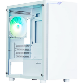  Корпус ZALMAN T4 Plus, mATX, White, Window, 1 x Combo (3.5'' or 2.5''), 1x3.5'', 2x2.5", 1xUSB2.0, 2xUSB3.0, REAR 1x120mm ARGB 