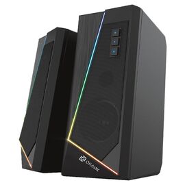  Колонки OKLICK OK-125 2.0 черный 12Вт 