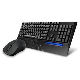 Клавиатура + мышь Rapoo X1960 клав:черный мышь:черный USB беспроводная 