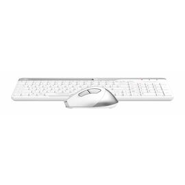  Клавиатура + мышь A4Tech Fstyler FB2535C клав:белый/серый мышь:белый/серый USB беспроводная Bluetooth/Радио slim (FB2535C ICY WHITE) 