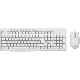  Клавиатура + мышь Оклик S650 клав:белый мышь:белый USB Multimedia (1875257) 