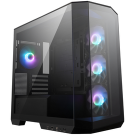  Корпус MSI MAG Pano M100R PZ (306-7G24R21-809), Micro-ATX, 1xUSB 3.2 Gen 1, 1xUSB 3.2 Gen2 Type-C, 4x120mm ARGB Fan, ARGB+PWM Control Board, TG 
