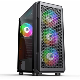  Корпус Accord 338 черный без БП ATX 1xUSB2.0 1xUSB3.0 1xUSB3.1 audio bott PSU 