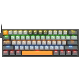  Клавиатура REDRAGON Fizz, Rainbow, сер-оранж (72599) 