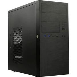 Корпус POWERMAN ES555BK PM-500ATX-F (6184134) U3*2+U2*2 +2*combo Audio (PSU Powerman) 