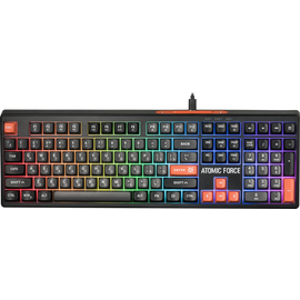  Клавиатура DEFENDER Atomic Force GK-005 45005, черно/серый 