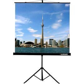  Экран на треноге Lumien 127x127см Eco View LEV-100104 1:1 напольный рулонный 