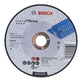  Диск абразивный BOSCH 2608600382 по металлу отрезной 150х22х2,5мм 1шт 